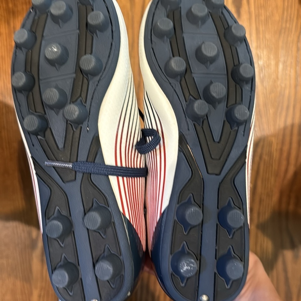 Brava Youth Fighter Soccer Cleats SIZE 4 Red, White and Blue NEW WITHOUT BOX - Picture 6 of 7